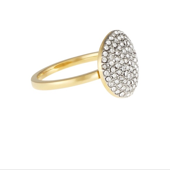 michael kors pave disc ring
